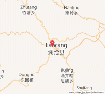 Map of Menglang, Yunnan