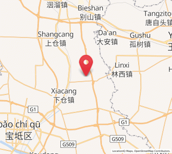 Map of Mengquan, Tianjin