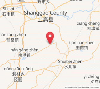 Map of Mengshan, Jiangxi