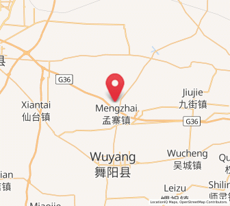 Map of Mengzhai, Henan