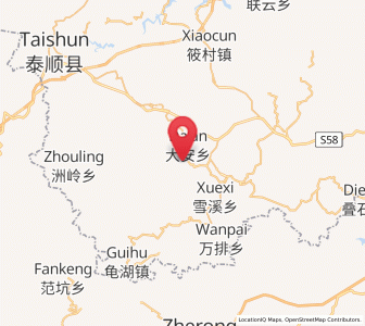 Map of Menlou’ao, Zhejiang