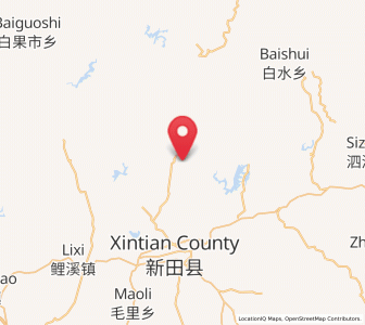 Map of Menlouxia, Hunan