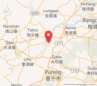 Map of Mianhu, Guangdong