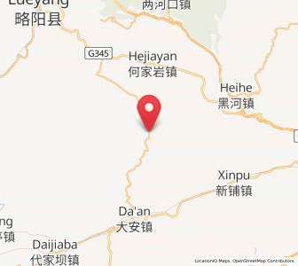 Map of Miaoba, Shaanxi
