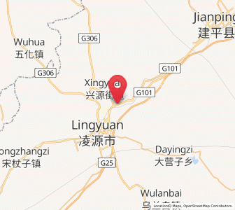 Map of Miaodong, Liaoning