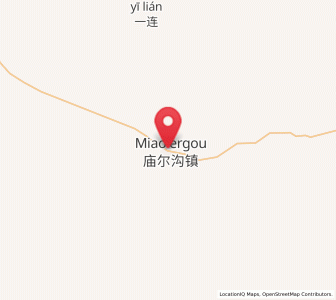 Map of Miao’ergou, Xinjiang