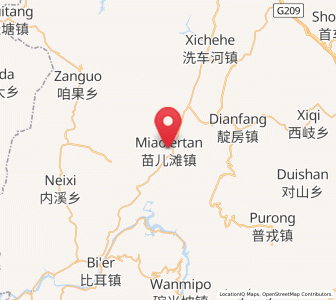Map of Miao’ertan, Hunan