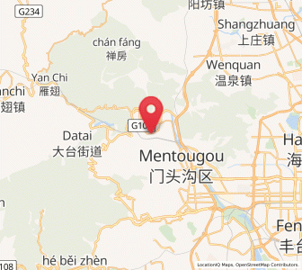 Map of Miaofengshan, Beijing