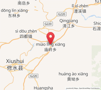 Map of Miaoling, Jiangxi