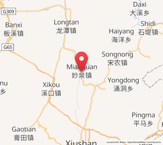 Map of Miaoquan, Chongqing