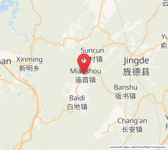 Map of Miaoshou, Anhui
