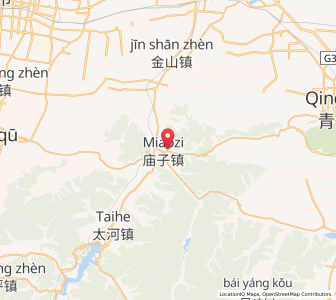 Map of Miaozi, Shandong