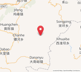 Map of Miba, Gansu