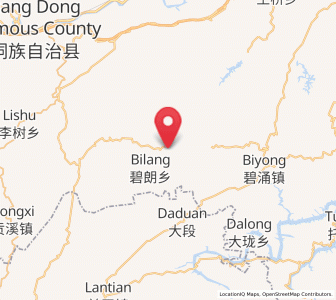 Map of Mibei, Hunan