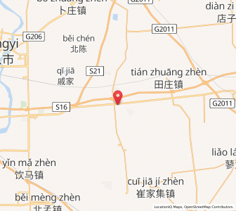 Map of Mingcun, Shandong