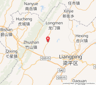 Map of Mingda, Chongqing