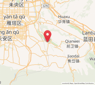 Map of Mingdu, Shaanxi