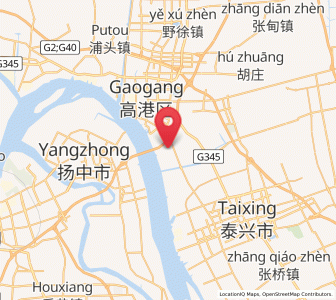 Map of Minggou, Jiangsu