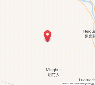 Map of Minghai, Gansu
