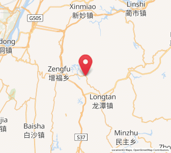 Map of Mingjia, Chongqing