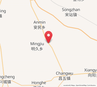 Map of Mingjiu, Heilongjiang