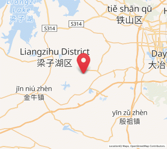 Map of Mingshan, Hubei