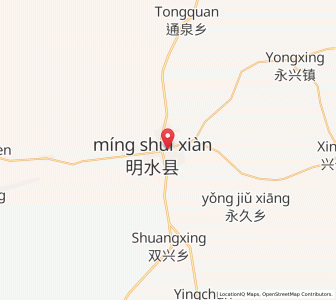 Map of Mingshui, Heilongjiang