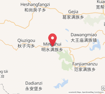 Map of Mingshui, Liaoning