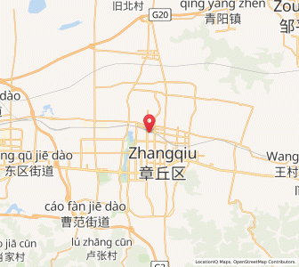 Map of Mingshui, Shandong