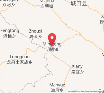 Map of Mingtong, Chongqing