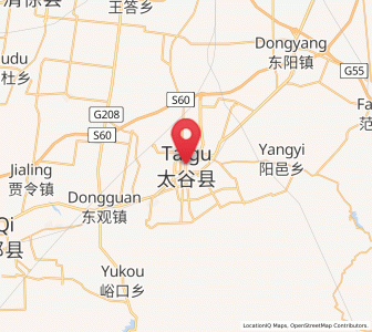 Map of Mingxing, Shanxi