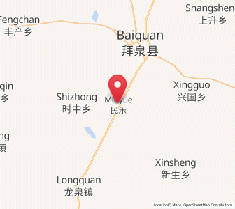 Map of Minle, Heilongjiang