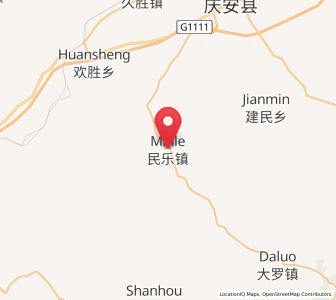 Map of Minle, Heilongjiang
