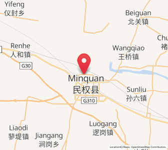 Map of Minquan Chengguanzhen, Henan
