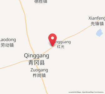 Map of Minzheng, Heilongjiang