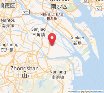 Map of Minzhong, Guangdong