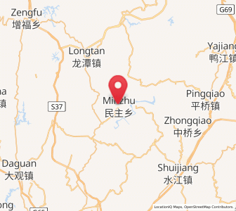 Map of Minzhu, Chongqing