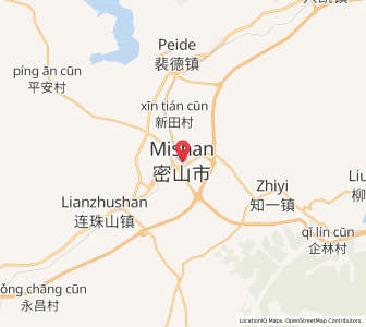 Map of Mishan, Heilongjiang