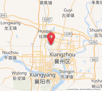 Map of Mizhuang, Hubei