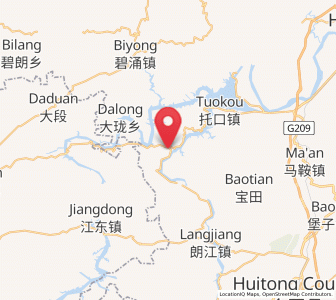 Map of Mobin Tongzumiaozuxiang, Hunan