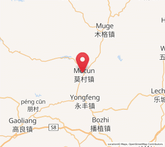 Map of Mocun, Guangdong