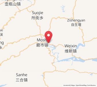 Map of Moshi, Hunan