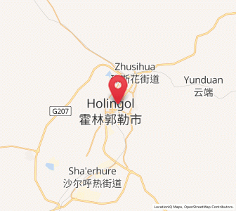 Map of Mositai, Inner Mongolia