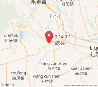 Map of Moxi, Shaanxi