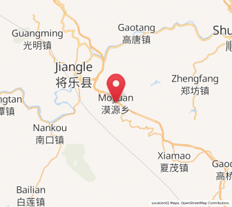 Map of Moyuan, Fujian