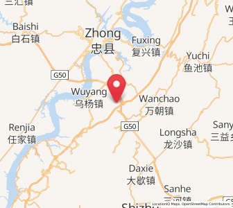 Map of Mozi, Chongqing