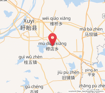 Map of Mudian, Jiangsu