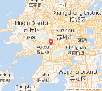 Map of Mudu, Jiangsu