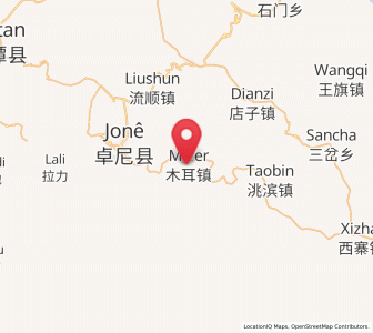 Map of Mu’er, Gansu