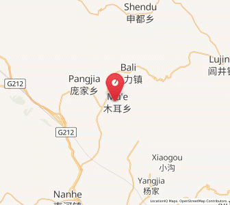 Map of Mu’er, Gansu